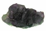 Purple-Green Octahedral Fluorite Crystal Cluster - Fluorescent! #139091-1